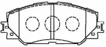 A1N128 AISIN Комплект тормозных колодок, дисковый тормоз A1N128 AISIN Комплект тормозных колодок, дисковый тормоз